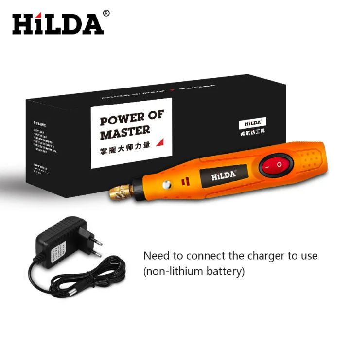 12V Mini Drill Grinder Engraving Pen Electric Rotary Tools Kit Engraver for Grinding Polishing Woodworking mini drill (HILDA)