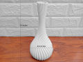 Beautiful Decorative Vase for Home Office and Hotel Decor, Modern Textured Design, Plastic, Ideal for Artificial Flowers. 