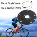 Ebike Conversion Kit 5 Magnet PAS System Assistant Sensor Electric Bicycle Scooter Pedal Assistant Sensor Plastic 1 Set. 