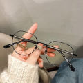 【AmbitionmA】Fashion Classic Round Metal Frame Anti Blue Light Glasses Women Men Transparent Eyewear Blue Ray Blocking Eyeglasses عين زرقاء. 