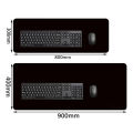 Quick Key Super Large Anti-Slip Keyboard Pad, Office Software Keyboard Shortcuts Pad, English Shortcut Key Mouse Pad, Gaming Mouse Mat for Desk PC Laptop, Office Accessories (C, 90 * 40cm). 