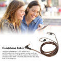 Headphone Cable, Headphone Upgrade Cable Replacement Elegant for QDC for CCA for UE for 2 Pin 0.78mm Earbuds. 