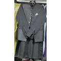 black shalwar kameez with waist coat for men boy good quality fabric. 