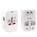 “Universal Worldwide Travel Adapter – Multi Plug Power Socket with USB Ports – International Converter”. 