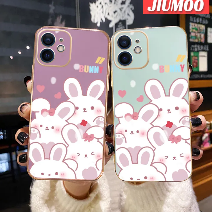 JIUMOO%20For%20Infinix%20Smart%206%20HD%20Smart%206%20Plus%20Smart%207%20Case%20Cartoon%20Cute%20Bunny%20Luxury%20Plating%20Phone%20Cases%20New%20Square%20Edge%20Pattern%20Silicone%20Soft%20Casing%20Camera%20Lens%20Protection%20Shockproof%20Cover%20-%20Image%208