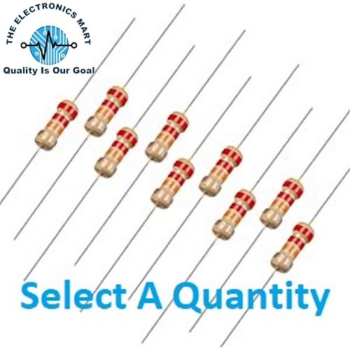 50,100,200,500,1000,PCS 22K Ohm 1/4 Watt 5% Carbon Film Resistor Through Hole In Pakistan