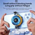 DLA6 Mobile Gaming Radiator Fan | Cold Wind Phone Cooler with Clamp Grip Handle | Portable Cooling Fan for PUBG, Android & iOS Phones. 