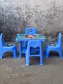 Kids Table & Baby Pure Plastic Chairs Available in Multi Random Colors Coffee table. 
