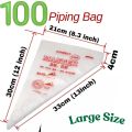 25/100PCs Disposable Pastry Bag Icing Piping Bag Cake Pastry Cupcake Decorating fit All Size nozzles Pastry Bags Bakeware Tools. 