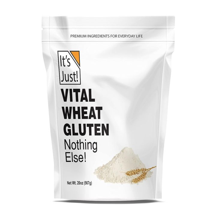 Vital Wheat Gluten Flour, High Protein, Make Seitan, Low Carb Bread,567 grams