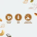Be Good Chocolate Almond Energy Bar Pack of 2 | 45g Each | Almonds, Walnuts, Oats, Chocolate & Cocoa | Crunchy High Fiber Energy Bars. 