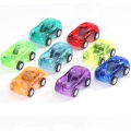 Pull Back Mini Cars Transparent Inertial Broken-Resistant Funny Car Model For Birthday Party Toys. 