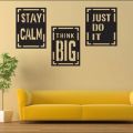 Reboch Decor Brand Set of 3 Motivational Quotes Wooden Wall Art I Wooden Wall Art I Room Decorating Wall Art I Wall Art I Wall Art Designs I New Wall Art For Room. 
