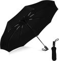 White & Black Folding Umbrella High Quality, Sunny Foldable Umbrella Strong Handle For Men & Woman, Travelling Umbrella. 