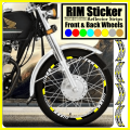HONDA Biker DECORATION Rim sticker (cg125,cd70,cb125,cb150). 