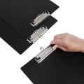 Black Clipboard , Pure Plastic Clipboard with high quality Metal Clip and Hanging Hole for Office, home and school.. 