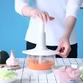 Hand chopper Vegetable chopper 1500 ML , Manual food chopper Mini Chopper. 