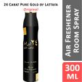 24 Carat Black Gold Lattafa Perfumes Air Freshener Room Spray - 300 ML. 