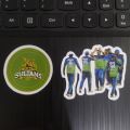 25pcs MULTAN SULTAN PSL sticker pack based on pakistani sport event tournaments cricket fans ideal for journalling guitar laptop. 