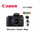 Canon 8000D Kit Lens + Card + Pouch. 