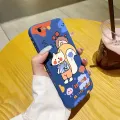 JIUMOO For iPhone 5s Case Thin New Design Case Side Phone Case Square Edge Silicone Casing Cartoon Fox Full Back Cover Camera Cases Shockproof Protection Softcase. 