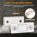 2pcs/Set Strong Magnetic Cabinet Catches Magnet Door Stops Hidden Door Closer With Screws Ultra Thin Cabinet Catch. 