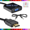 HDMI To VGA Converter With Sound. 