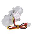 YF-S201C crystal clear water flow meter sensor. 