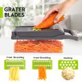 Multifunctional Vegetable Cutter Nicer Dicer Plus Salad Vegetable & Fruit Cutter - 12 in 1 Nicer Dicer Chooper Vegetable Cutter. 
