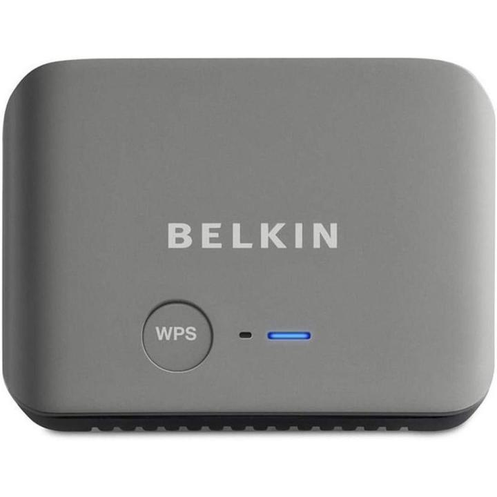 Belkin Dual Band Wireless N Router Travel Router Travel Case Included (Latest Generation) (Grey)