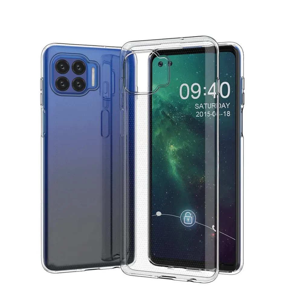 Cover Per Motorola One Zoom – Custodia In TPU Trasparente Con Stampa Gufo, Morbida E Antigraffio, Inclusa Stylus - 2