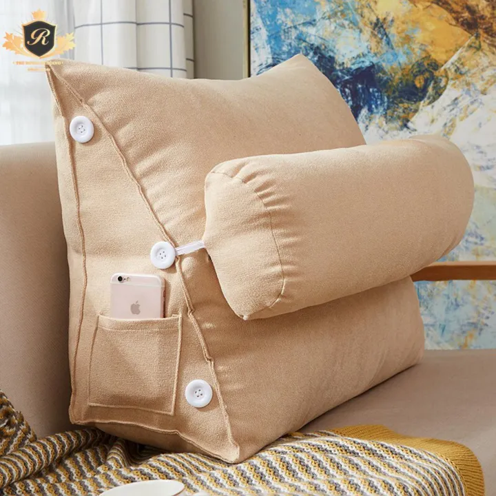 Triangular%20Back%20Support%20Cushion%20Soft%20&%20Comfortable%20Triangle%20Cushion%20for%20Back%20care%20Back%20rest%20Pillow%20-%20Image%203