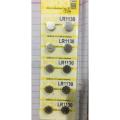 10 pcs battery cell LR1130 1.5 vatt  to use in calculator and watches. 