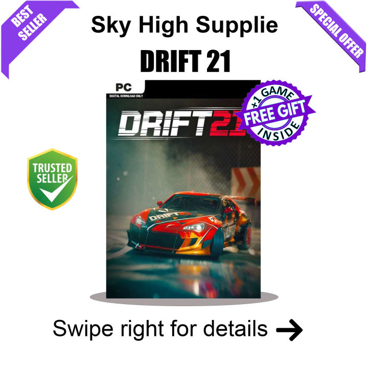 DRIFT 21 - GAME FOR PC (GOOGLE DRIVE/ MEDIAFIRE) - QR CODE + FREE GIFT