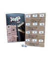 2in1 Jenga Mini Classic Jenga Wooden Stacking Tower Game for Kids & Adults - 24 pcs woods. 