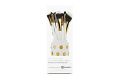 BH Cosmetic White Dot Makeup Brushes Set of 11 Brushes (Best for Make up). 