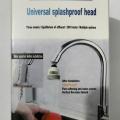 UNIVERSAL SPLASHPROOF HEAD, 3 MODES FAUCET EXTENDER,360°Rotating Water-Saving Faucet Valve. 
