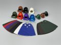 5sets MOC Bricks Cape Hood Headgear Folded Down Helmet 15428 30381 For 4cm Figures Educational Building Blocks Kids Toys. 
