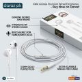 Premium Hot Selling Handsfree Bass Wired Earphones | AWA Gione, J-Cell, Remax Handsfree | HiFi Stereo Sound | Deep Bass | Mic | Type-C & 3.5mm | Cloudify.pk. 
