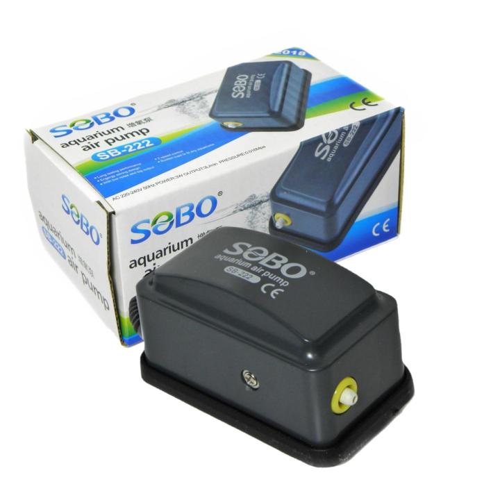 SOBO SB-222 3W Aquarium Air Pump / Single Nozzle Outlet