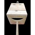 Pet Wooden Budgie Finches Java Breeding Nesting Bird Aviary Small Bird Cage Box Wooden Bird House. 