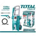 TOTAL Pressure Washer 2000 Watts 150 Bar Commercial with INDUCTION Motor with Shampoo Bottle n Wheels - TGT11226. 