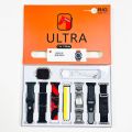 DT900 Ultra, Y20 Ultra, Y60 Ultra, i30 Pro Max, Ultra 7 in 1 Set, T900 Ultra, T800 Ultra, i50 Ultra Pro Max Suit smart watches in rendom straps Colour with high Quality / bluetooth and Touch smart watch. 