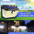 Seklin Solar Lights Outdoor Motion Sensor 178 LED Solar Security Light Garden Fence Lighting for Wall Garage Front Door Porch Yard Driveway IP65 Waterproof 3 Modes 270° Wide Angle Flood. 