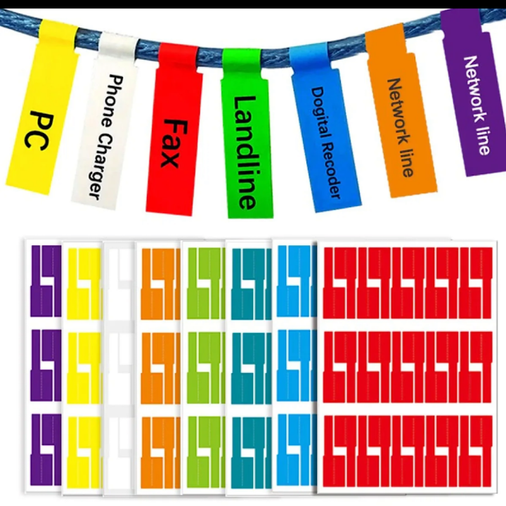 150Pcs/5%20Sheets%20Cable%20Labels%20Wire%20Marking%20Network%20Waterproof%20Laser%20Printer%20Sticker%20Organizer%20A4%20Self-Adhesive%20Label%20Cable%20Tags%20-%20Image%204