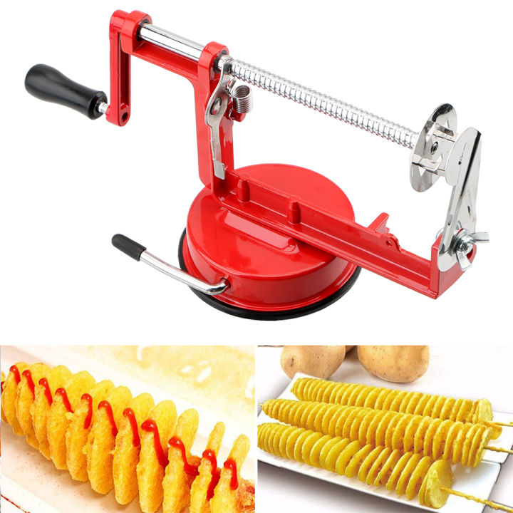 Spiral Potato Slicer Potato Spring Machine Kentang Spring