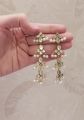 kundan earings for ethnic wear. 