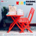 Kids table and chair set for study and playtime portable kid's furniture gift for children. 