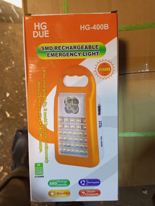 HG%20DUE%20HG-400B%20Rechargeable%20SMD%20LED%20Multi-function%20Rechargeable%20Emergency%20Light%20Flashlight%20Mini%2036%20LED%20Light%20Lamp%202%20Mode%20For%20Home%20Camp%20Outdoor%20-%20Image%204