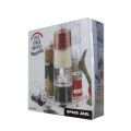12-Bottle Spice Tower Carousel – Transparent. 